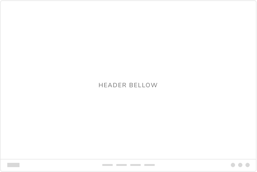 Header Bellow